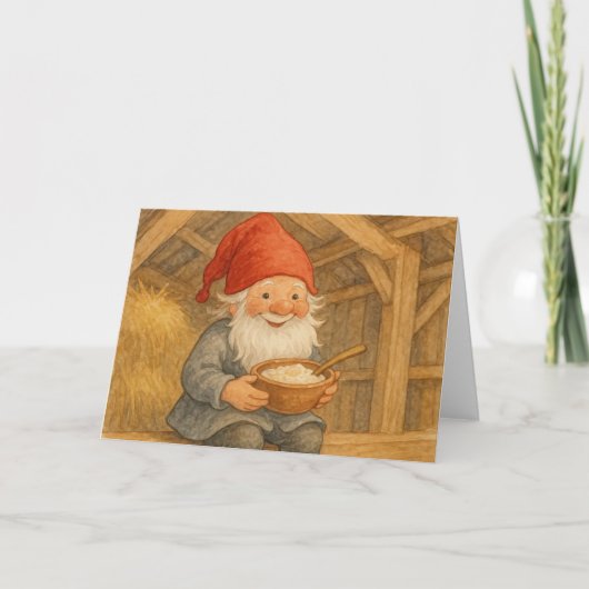 クリスマスのジュルトムテ カード (正面)