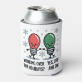 クリスマスのジョークで働おもしろいく 缶クーラー (缶正面)