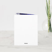 クリスマスのジンジャーブレッドとキャンディーケーンの願い シーズンカード (裏面)