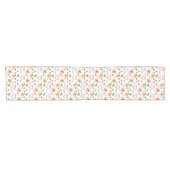 クリスマスのジンジャーブレッドキャンデーのテーブルのランナー ショートテーブルランナー (横)