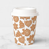 クリスマスのジンジャーブレッドクッキー 紙コップ (右)