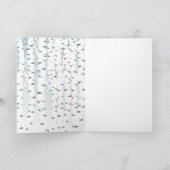 クリスマスのジンジャーブレッドハウスグリーティングカード! シーズンカード (内部)