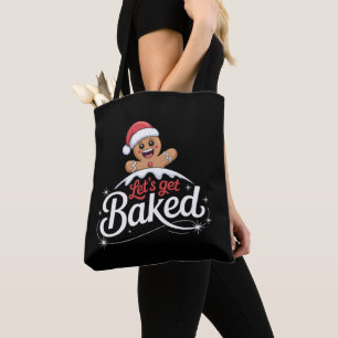 クリスマスのジンジャーブレッドマンの家族バケーション トートバッグ