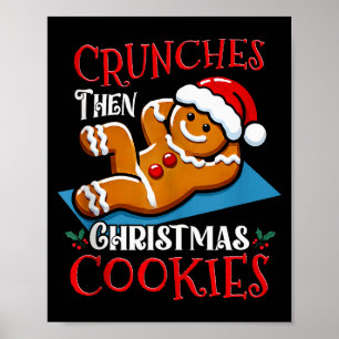 クリスマスのジンジャーブレッドマンクッキー面白い引用Worko ポスター