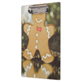クリスマスのジンジャーブレッドマン クリップボード (左)