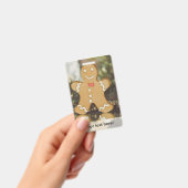 クリスマスのジンジャーブレッドマン バッジ (手持ち)