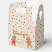 クリスマスのジンジャーブレッド性別の表示 フェイバーボックス (オープン)