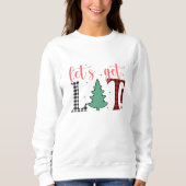 クリスマスのスウェットシャツに火をつけよう スウェットシャツ (正面)