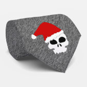 クリスマスのスカル ネクタイ (ロール)