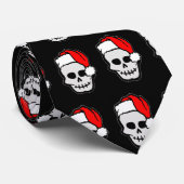 クリスマスのスカル ネクタイ (ロール)