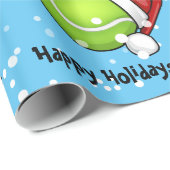 クリスマスのスタイルのテニス・ボール ラッピングペーパー (ロールコーナー)