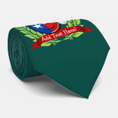 クリスマスのスタイルの微笑のテキサス州の旗 ネクタイ (ロール)