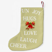 クリスマスのストッキング スモールクリスマスストッキング (裏面)