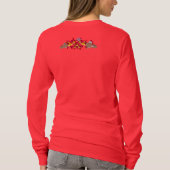 クリスマスのストッキング Tシャツ (裏面)