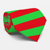 クリスマスのストライプ柄 ネクタイ (ロール)