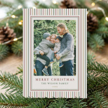 クリスマスのストライプ 1枚の写真