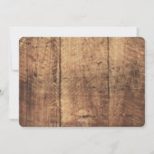 クリスマスのストレウン写真ウッドライトピース&ラブ シーズンカード (裏面)