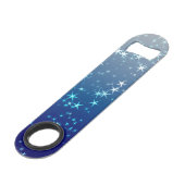 クリスマスのスパークル星青空 スピード栓抜き (裏面アングル)