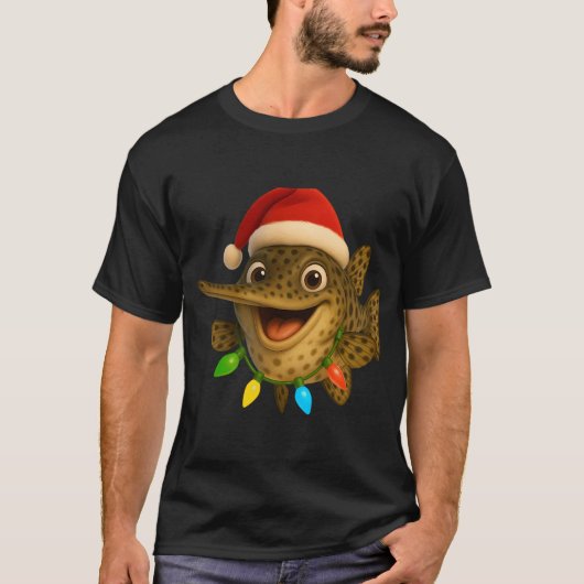 クリスマスのスポッテッドガー Tシャツ (正面)