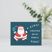 クリスマスのスポーツ休日カード シーズンポストカード (スタンド正面)