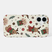 クリスマスのスマホケース iPhone 16ケース (裏面横)