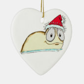 クリスマスのスラグ セラミックオーナメント (右)