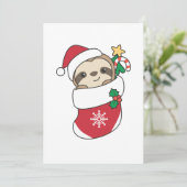 クリスマスのスローア スノー ウィンター 動物 スローア シーズンカード (スタンド正面)