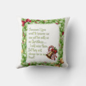 クリスマスのスローガン クッション (裏面)