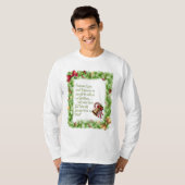 クリスマスのスローガン Tシャツ (正面フル)