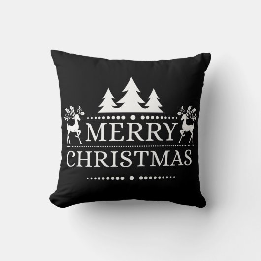 クリスマスのスローピロー クッション (正面)