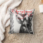 クリスマスのスローピロー クッション (ブランケット)