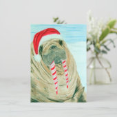 クリスマスのセイウチ シーズンカード (スタンド正面)