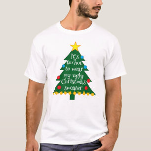 クリスマスのセーターが暑すぎて着られないTシャツ Tシャツ