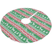 クリスマスのセーターのブラシポリエステル木のスカート ブラッシュドポリエステルツリースカート (アングル)