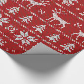 クリスマスのセーターの包装紙 ラッピングペーパー (角)