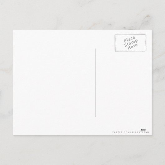 クリスマスのセーターの編み物パターン-赤 シーズンポストカード (裏面)