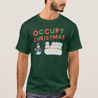クリスマスのセーターを占めて下さい Tシャツ