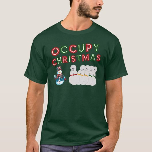 クリスマスのセーターを占めて下さい Tシャツ (正面)