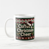 クリスマスのセーター サンタ帽子 コーヒー コーヒーマグカップ (左)