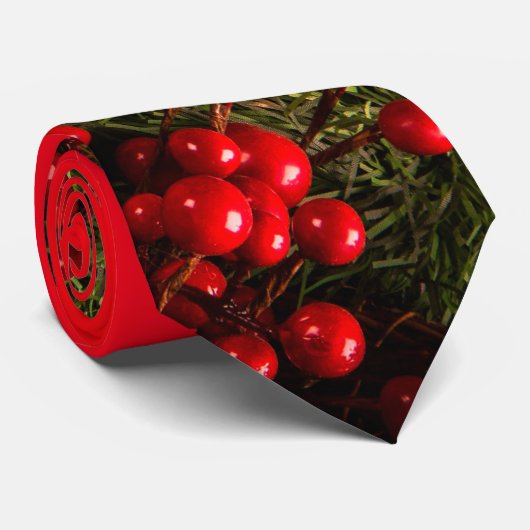 クリスマスのタイ ネクタイ (ロール)