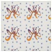 クリスマスのタコ ファブリック (見本)