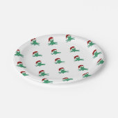 クリスマスのタコ ペーパープレート (アングル)