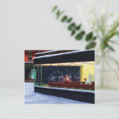 クリスマスのダイナーの郵便はがき シーズンポストカード (スタンド正面)