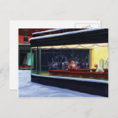 クリスマスのダイナーの郵便はがき シーズンポストカード (正面/裏面)