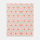 クリスマスのダイヤモンド フリースケット フリースブランケット (正面)