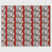 クリスマスのダルマチア人 ラッピングペーパー (フラット)