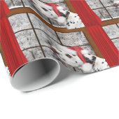 クリスマスのダルマチア人 ラッピングペーパー (ロールコーナー)