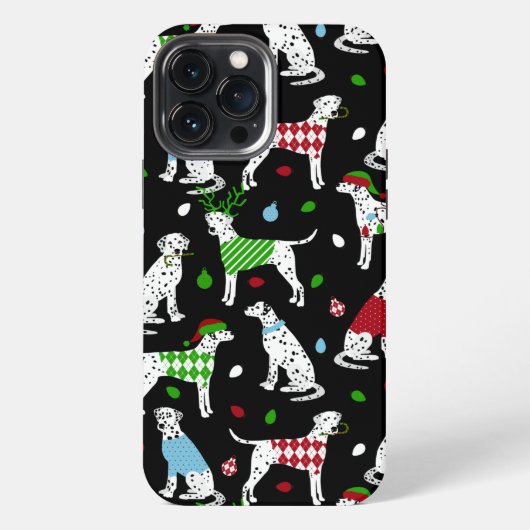 クリスマスのダルメシアン Case-Mate iPhoneケース iPhone 13 Pro Maxケース (裏面)