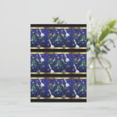 クリスマスのチェス ピース - 雪の結晶 クリスマス ツリー (スタンド正面)