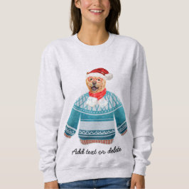 クリスマスのチャウチャウのメリークリスマス犬ママ スウェットシャツ